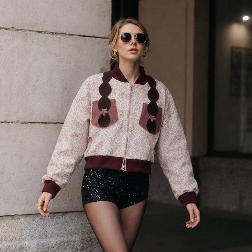 chamarra mujer casual bomber reversible Apollo