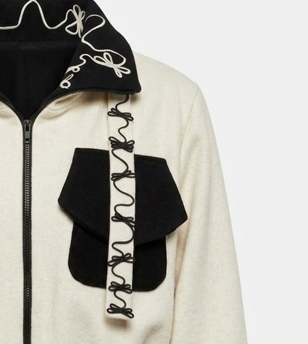 chamarra mujer bomber oversize modelo rocky