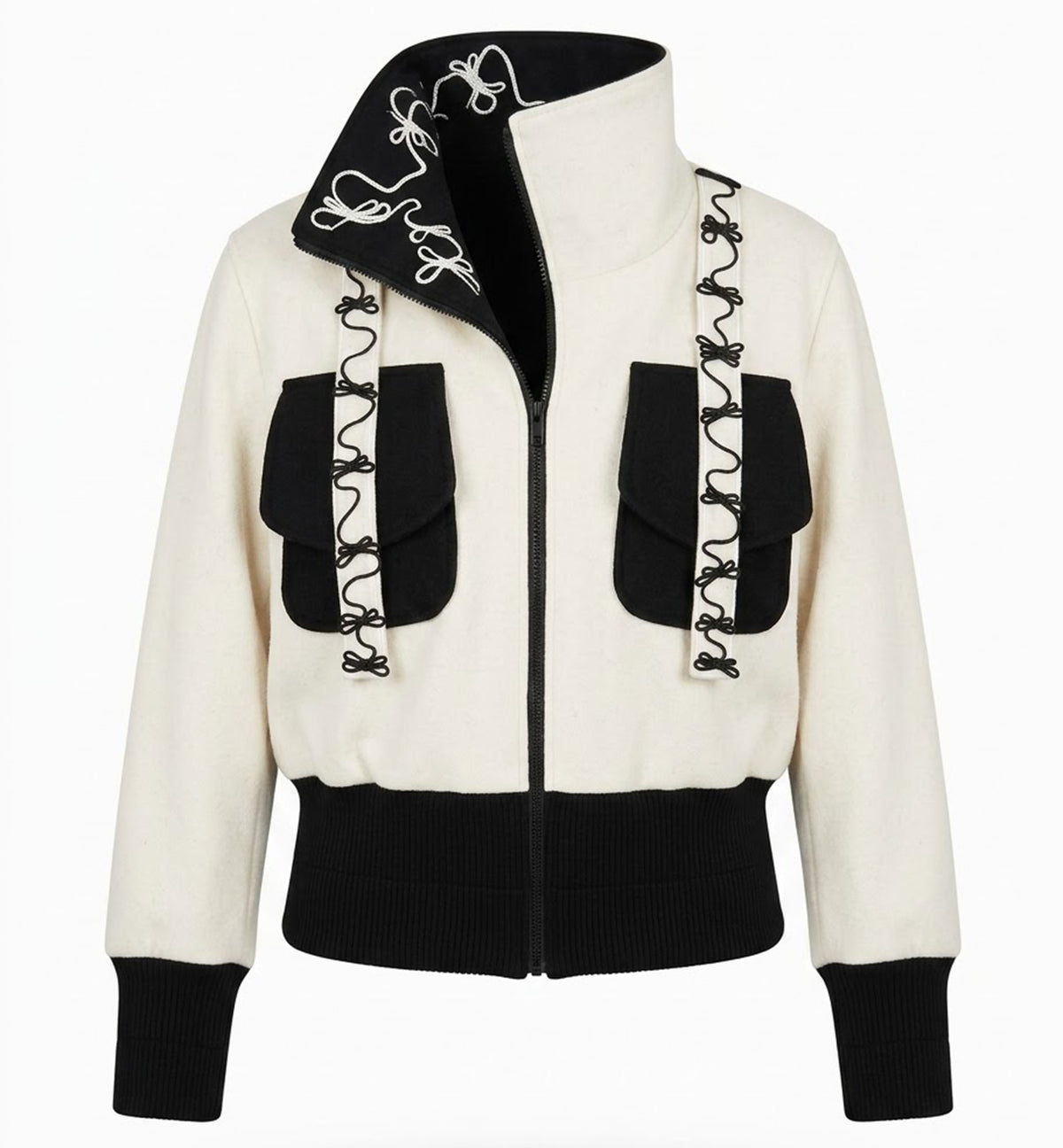 chamarra mujer bomber oversize modelo rocky