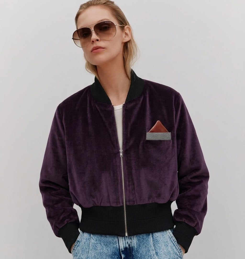 chamarra mujer casual bomber reversible Paulie