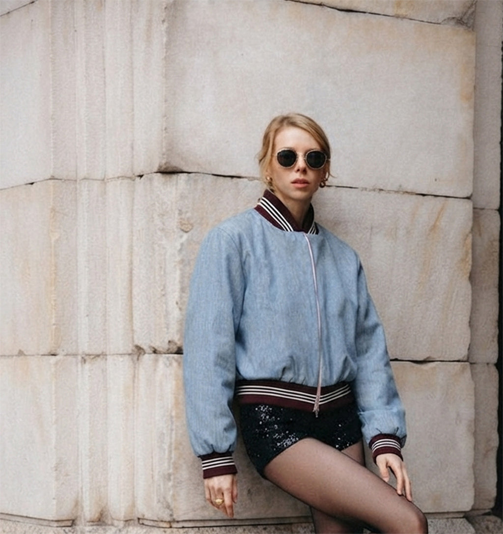 chamarra mujer casual bomber reversible Apollo
