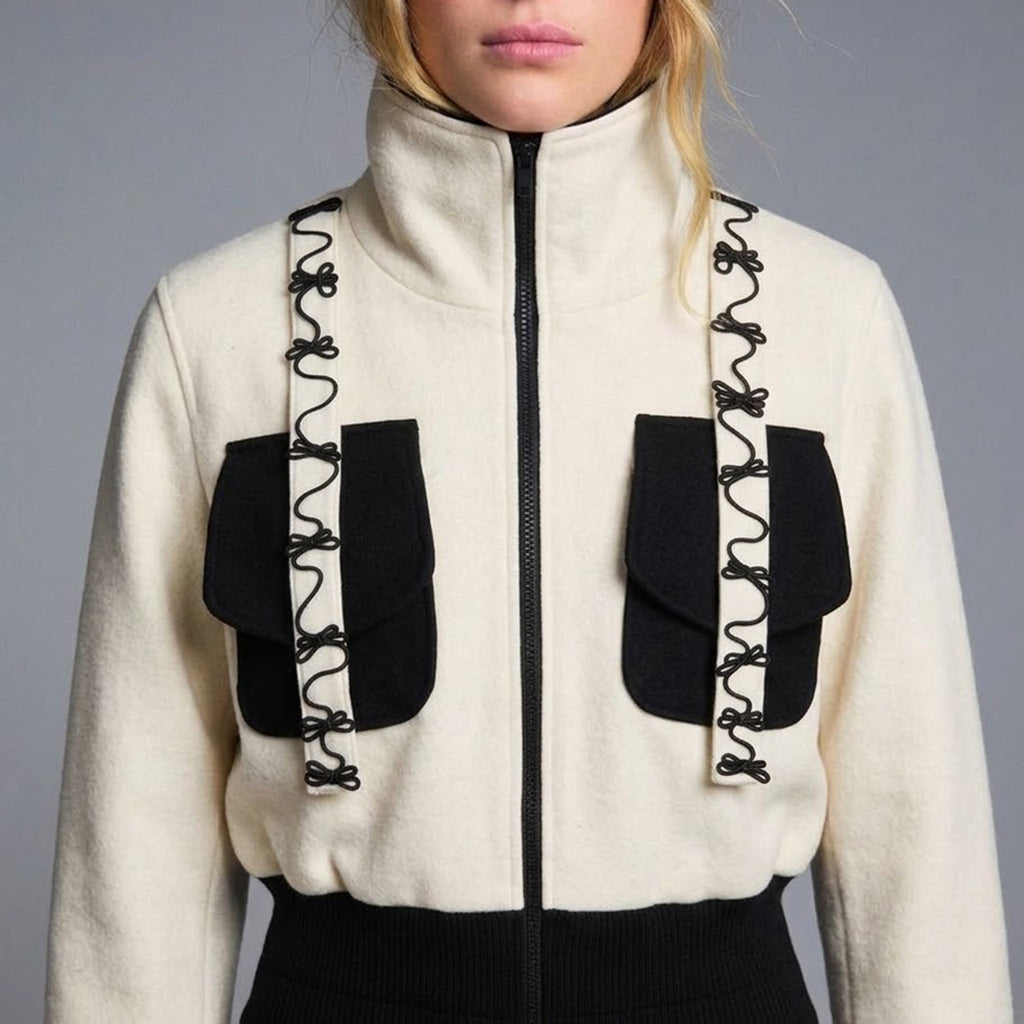 chamarra mujer bomber oversize modelo rocky